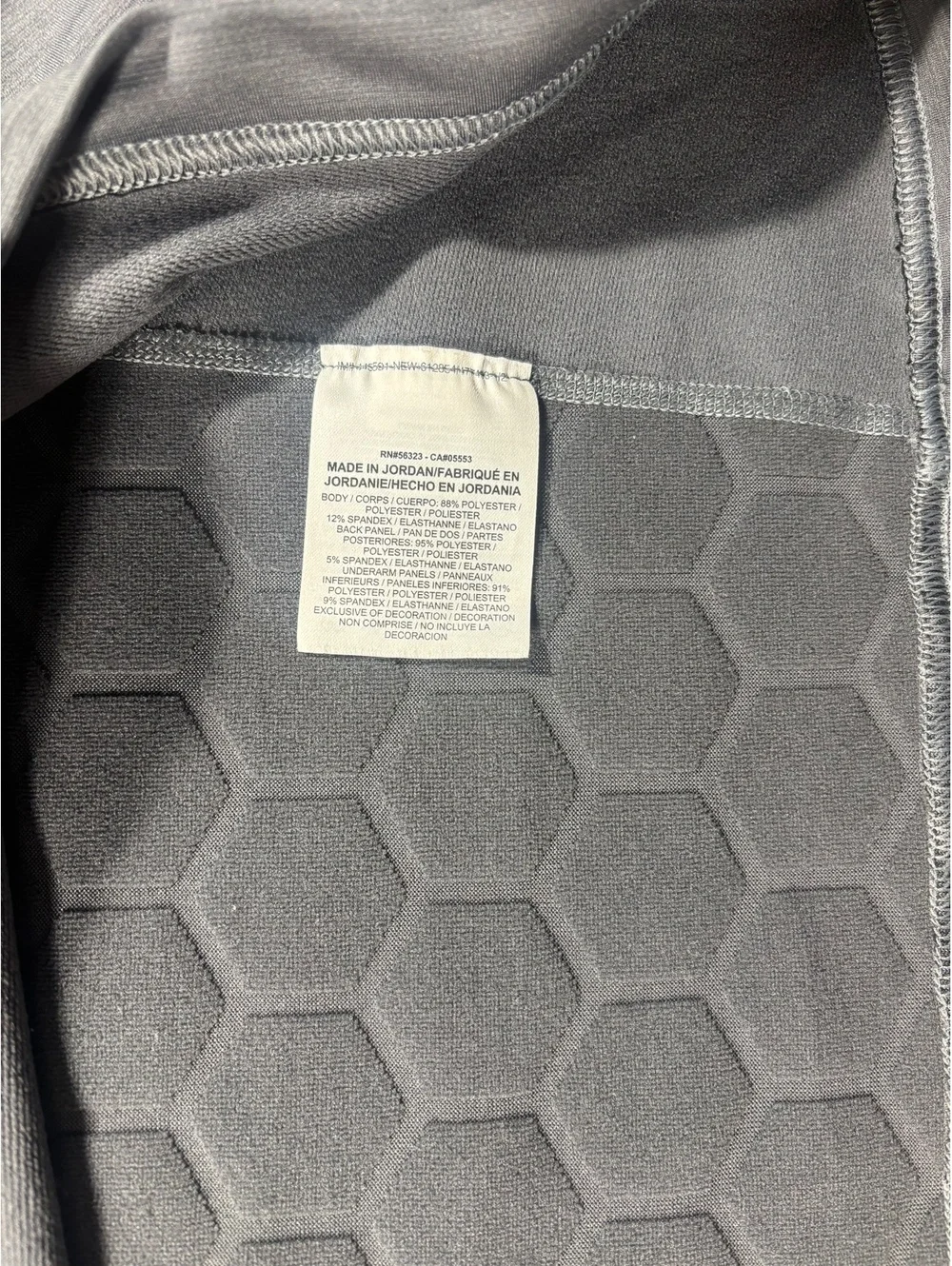 Nike Sweater Mens XXL Gray 1/4 Zip Dri Fit Activewear Hyperwarm Pro